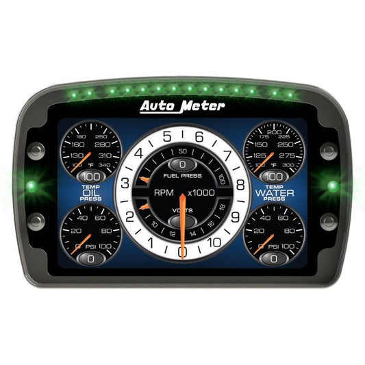 AutoMeter - Autometer Racing Instrument Display Color LCD Including Shift and Alarm Lights Datalogging CD7 - Demon Performance