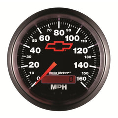 AutoMeter - Autometer Speedometer 3-3/8in, 0-160 MPH, Elec. Programmable - Bowtie Black - Demon Performance