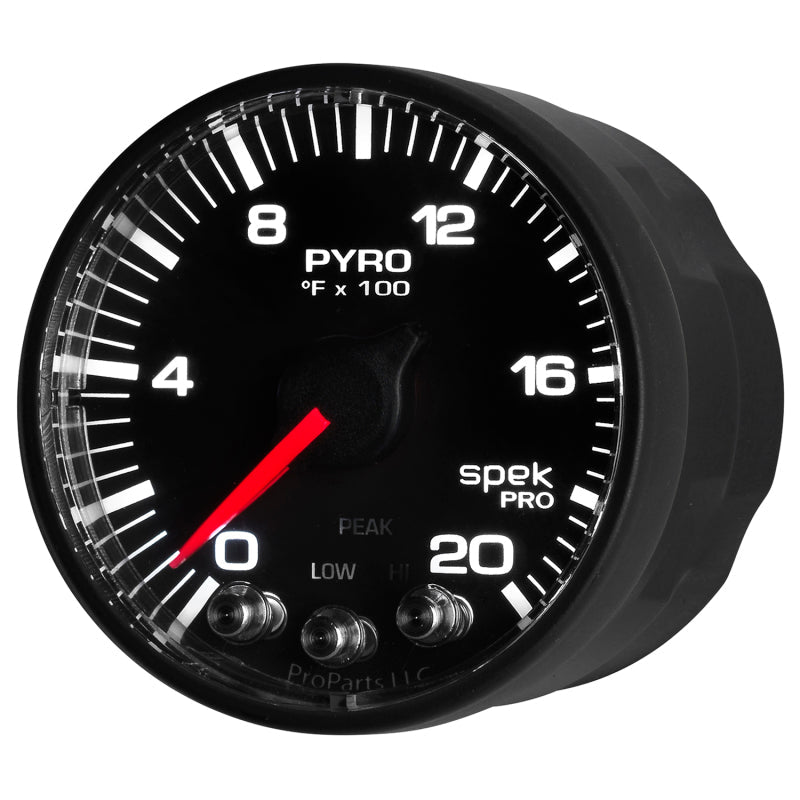 AutoMeter - Autometer Spek-Pro 52.4mm 0-2000F Digital Stepper Motor Pyrometer Gauge - Demon Performance