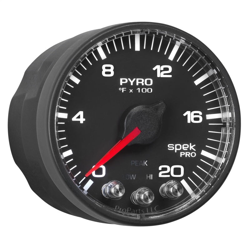 AutoMeter - Autometer Spek-Pro 52.4mm 0-2000F Digital Stepper Motor Pyrometer Gauge - Demon Performance