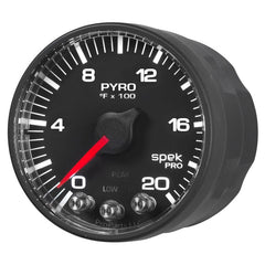 AutoMeter - Autometer Spek-Pro 52.4mm 0-2000F Digital Stepper Motor Pyrometer Gauge - Demon Performance