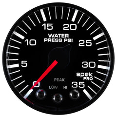 AutoMeter - Autometer Spek-Pro 52.4mm 0-35 PSI Digital Stepper Motor Water Pressue Gauge - Demon Performance