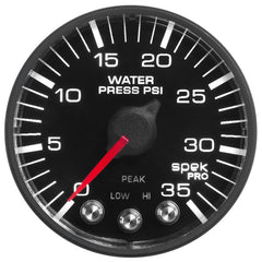 AutoMeter - Autometer Spek-Pro 52.4mm 0-35 PSI Digital Stepper Motor Water Pressue Gauge - Demon Performance