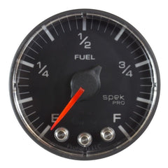 AutoMeter - Autometer Spek-Pro Gauge Fuel Level 2 1/16in 0-270 Programmable Blk/Blk - Demon Performance