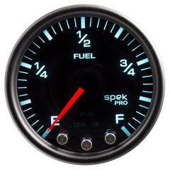AutoMeter - Autometer Spek-Pro Gauge Fuel Level 2 1/16in 0-270 Programmable Blk/Smoke/Blk - Demon Performance