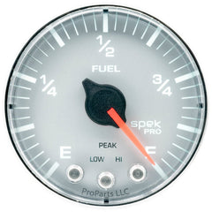 AutoMeter - Autometer Spek-Pro Gauge Fuel Level 2 1/16in 0-270 Programmable Slvr/Chrm - Demon Performance