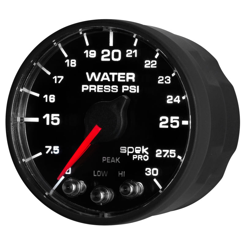 AutoMeter - Autometer Spek-Pro - Nascar 2-1/16in Water Press 0- 30 psi Bfb - Demon Performance
