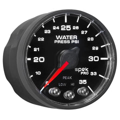 AutoMeter - Autometer Spek-Pro - Nascar 2-1/16in Water Press 0- 35 psi Bfb Sp - Demon Performance