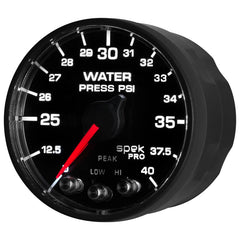 AutoMeter - Autometer Spek-Pro - Nascar 2-1/16in Water Press 0- 40 psi Bfb - Demon Performance