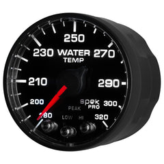 AutoMeter - Autometer Spek-Pro - Nascar 2-1/16in Water Temp 180- 320F Bfb Ecu - Demon Performance