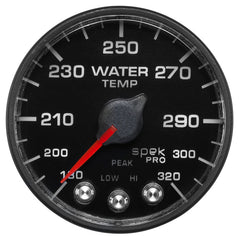AutoMeter - Autometer Spek-Pro - Nascar 2-1/16in Water Temp 180- 320F Bfb Ecu - Demon Performance