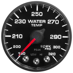 AutoMeter - Autometer Spek-Pro - Nascar 2-1/16in Water Temp 180- 320F Bfb Ecu - Demon Performance