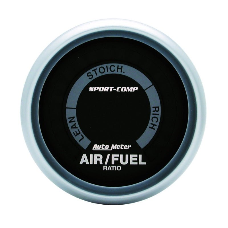 AutoMeter - Autometer Sport-Comp 52mm Electronic Air Fuel Gauge - Demon Performance