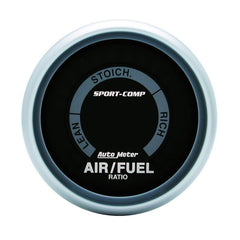 AutoMeter - Autometer Sport-Comp 52mm Electronic Air Fuel Gauge - Demon Performance