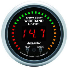 AutoMeter - Autometer Sport-Comp 52mm Wideband Air/Fuel Gauge - Demon Performance