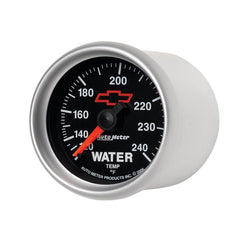 AutoMeter - Autometer Sport-Comp II 2-1/16in 120-240 Deg Mechanical Water Temp Gauge - Bowtie Black - Demon Performance