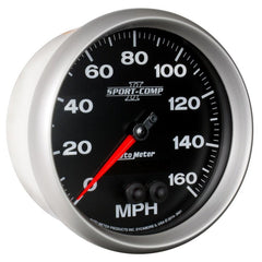AutoMeter - Autometer Sport-Comp II 5in 0-140MPH In-Dash Electronic GPS Programmable Speedometer - Demon Performance