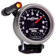 AutoMeter - Autometer Sport-Comp II Quick Lite 3 3/4in 10K RPM Pedestal Tachometer - Demon Performance