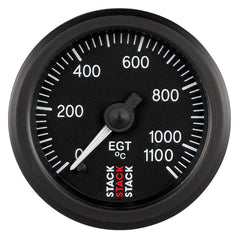 AutoMeter - Autometer Stack 52mm 0-1100 Deg C Pro Stepper Motor Exhaust Gas Temp Gauge - Black - Demon Performance