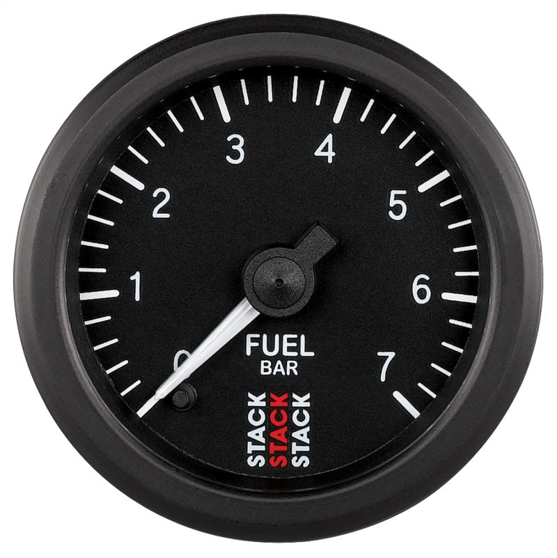 AutoMeter - Autometer Stack 52mm 0-7 Bar M10 Male Pro Stepper Motor Fuel Pressure Gauge - Black - Demon Performance