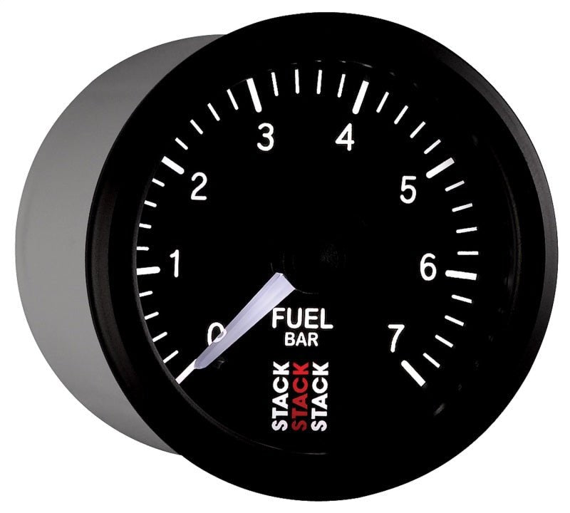 AutoMeter - Autometer Stack 52mm 0-7 Bar M10 Male Pro Stepper Motor Fuel Pressure Gauge - Black - Demon Performance