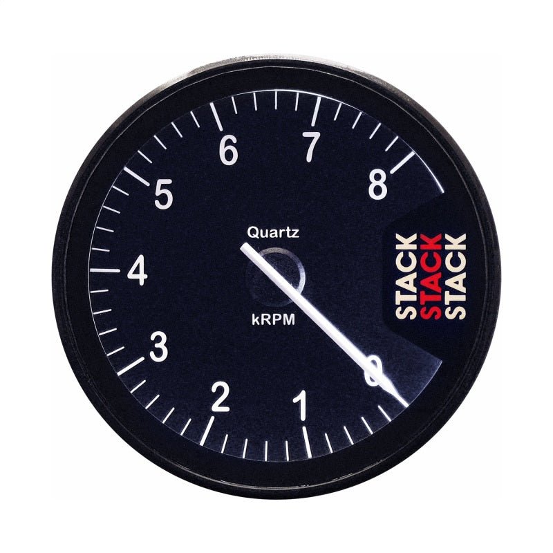 AutoMeter - Autometer Stack Clubman Tachometer 80mm 0-8K RPM - Black - Demon Performance