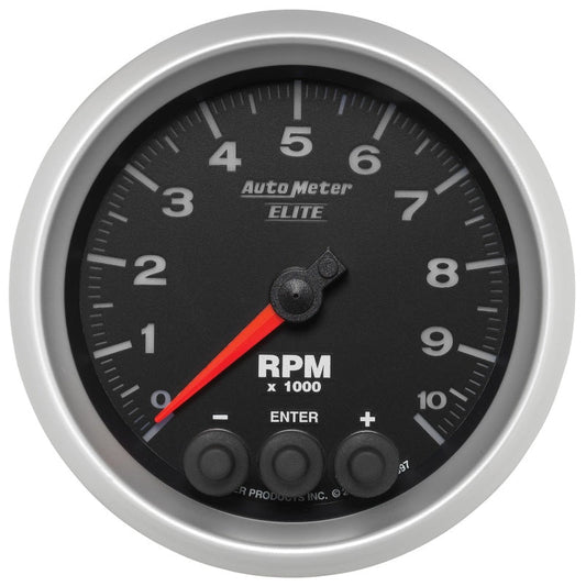 AutoMeter - Autometer Street Progressive Shift Light 85.7mm Tachometer 0-10,000 RPM - Demon Performance