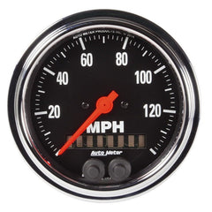 AutoMeter - Autometer Traditional Chrome 3-3/8in 140 MPH In-Dash Full Sweep GPS Speedometer - Demon Performance