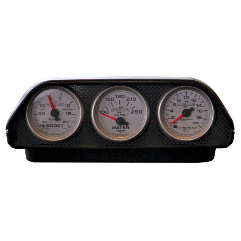 AutoMeter - Autometer Triple 52mm Universal Fit Dash Top Pod - Demon Performance