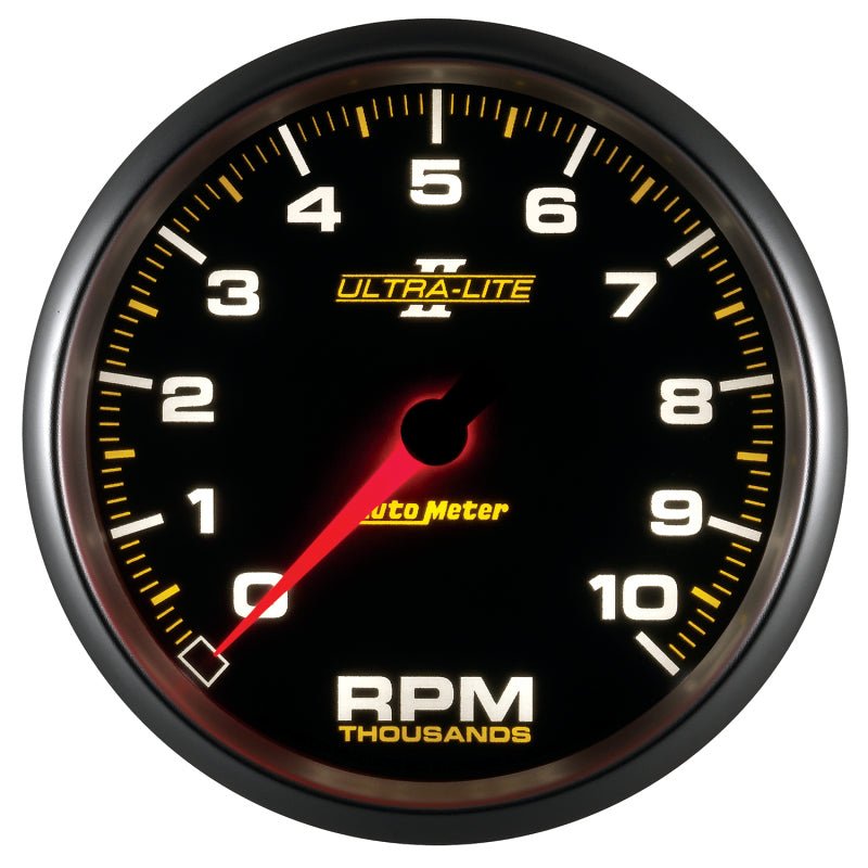 AutoMeter - Autometer Ultra-Lite II 5 Inch 10000 RPM In-Dash Tachometer - Demon Performance