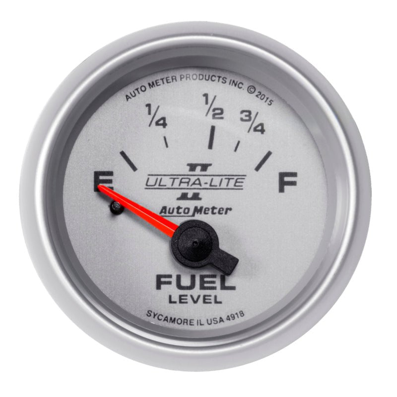 AutoMeter - Autometer Ultra-Lite II Gauge Fuel Level 2 1/16in 16e To 158f Elec Ultra-Lite II - Demon Performance