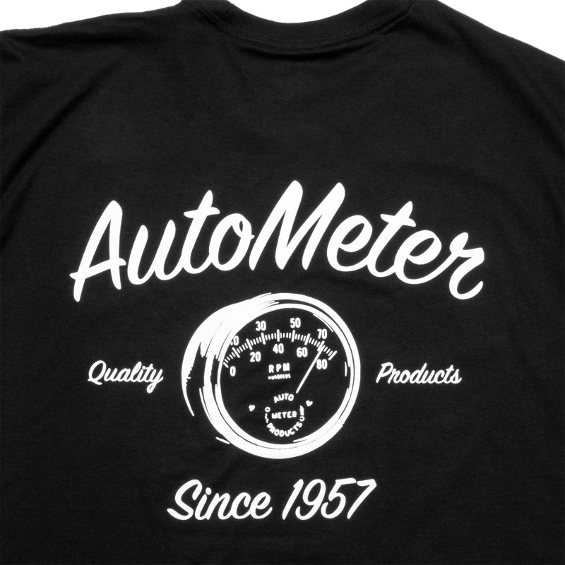 AutoMeter - Autometer Vintage T-Shirt Black Large - Demon Performance