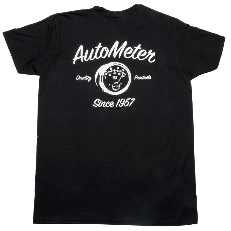 AutoMeter - Autometer Vintage T-Shirt Black Large - Demon Performance