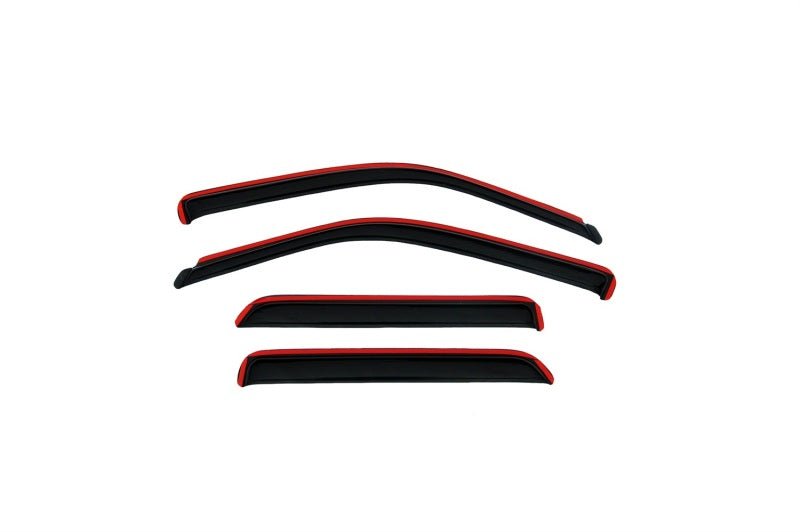 AVS - AVS 06-10 Dodge Charger Ventvisor In-Channel Front & Rear Window Deflectors 4pc - Smoke - Demon Performance