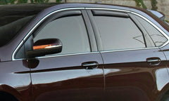 AVS - AVS 07-10 Chrysler Aspen Ventvisor In-Channel Front & Rear Window Deflectors 4pc - Smoke - Demon Performance