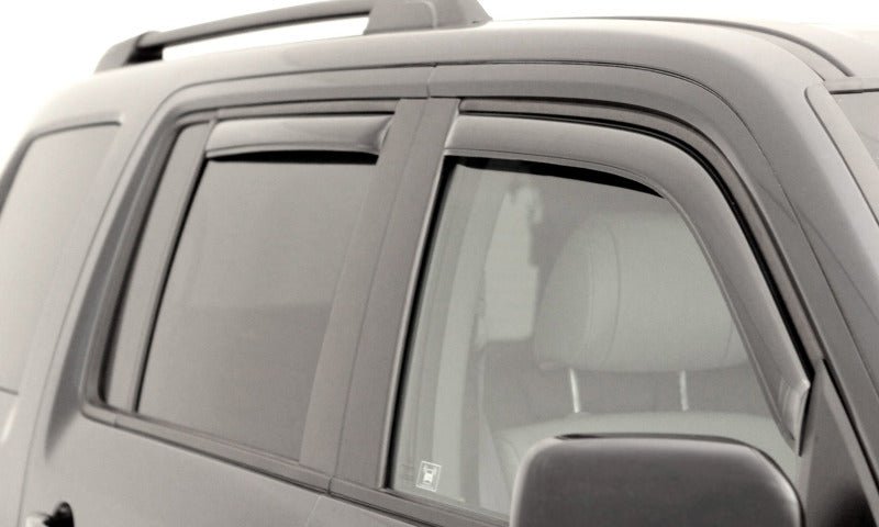 AVS - AVS 07-10 Chrysler Aspen Ventvisor In-Channel Front & Rear Window Deflectors 4pc - Smoke - Demon Performance