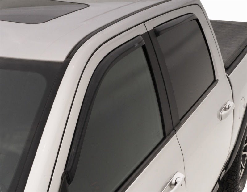 AVS - AVS 09-18 Dodge RAM 1500 Crew Cab Ventvisor In-Channel Front & Rear Window Deflectors 4pc - Smoke - Demon Performance