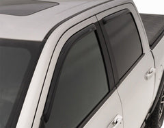 AVS - AVS 09-18 Dodge RAM 1500 Crew Cab Ventvisor In-Channel Front & Rear Window Deflectors 4pc - Smoke - Demon Performance