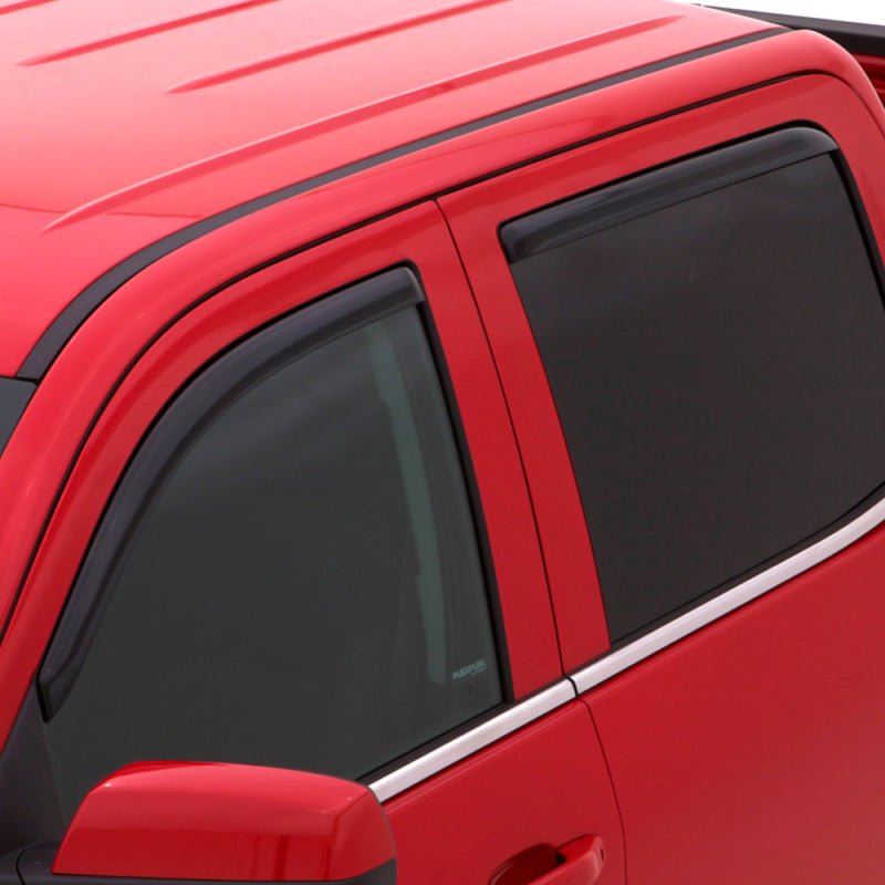 AVS - AVS 09-18 Dodge RAM 1500 Quad Cab Ventvisor In-Channel Front & Rear Window Deflectors 4pc - Smoke - Demon Performance