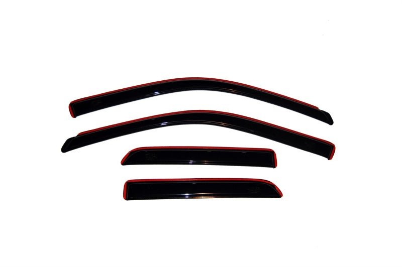 AVS - AVS 09-18 Dodge RAM 1500 Quad Cab Ventvisor In-Channel Front & Rear Window Deflectors 4pc - Smoke - Demon Performance