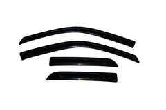 AVS - AVS 09-18 Dodge RAM 1500 Quad Cab Ventvisor Outside Mount Window Deflectors 4pc - Smoke - Demon Performance
