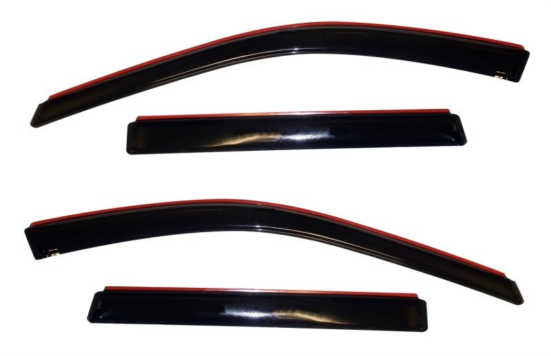 AVS - AVS 11-18 Jeep Grand Cherokee (Not L Model) Ventvisor In-Chnl FRT & RR Window Deflectors 4pc - Smk - Demon Performance