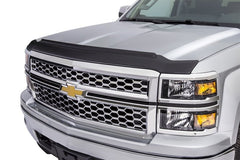 AVS - AVS 16-18 Nissan Titan XD Aeroskin II Textured Low Profile Hood Shield - Black - Demon Performance