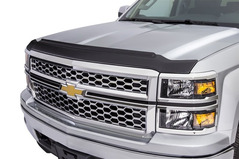 AVS - AVS 16-18 Nissan Titan XD Aeroskin II Textured Low Profile Hood Shield - Black - Demon Performance