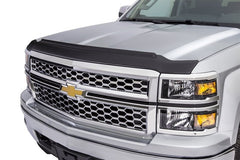 AVS - AVS 16-18 Nissan Titan XD Aeroskin II Textured Low Profile Hood Shield - Black - Demon Performance