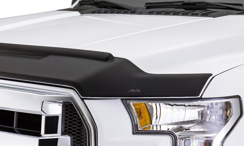 AVS - AVS 16-18 Nissan Titan XD Aeroskin II Textured Low Profile Hood Shield - Black - Demon Performance
