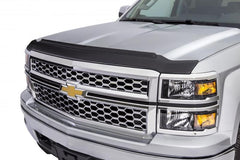 AVS - AVS 16-18 Nissan Titan XD Aeroskin II Textured Low Profile Hood Shield - Black - Demon Performance