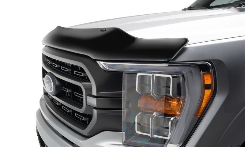 AVS - AVS 16-18 Nissan Titan XD Bugflector Medium Profile Hood Shield - Smoke - Demon Performance