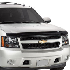 AVS - AVS 16-18 Nissan Titan XD Bugflector Medium Profile Hood Shield - Smoke - Demon Performance