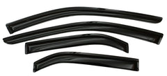 AVS - AVS 16-18 Nissan Titan XD Crew Cab Ventvisor Outside Mount Window Deflectors 4pc - Smoke - Demon Performance